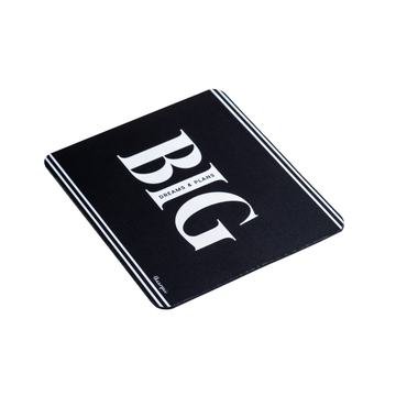 BIG DREAMS AND PLANS - BLACK - MOUSEPAD