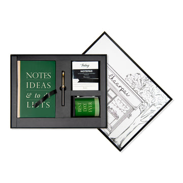 NOTES IDEAS & TO-DO-LISTS (GREEN) - GIFT SET