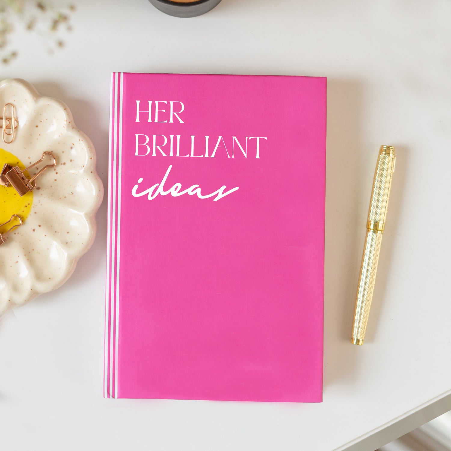 HER BRILLIANT IDEAS (PINK) - Undated Daily Planner