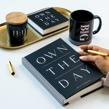 OWN THE DAY (BLACK) - Undated Daily Planner