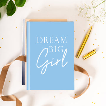 DREAM BIG GIRL (BLUE) - Undated Daily Planner