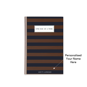 ONE DAY AT A TIME (STRIPES) - Undated Daily Planner