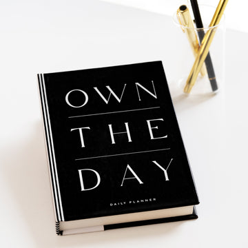 OWN THE DAY (BLACK) - Undated Daily Planner