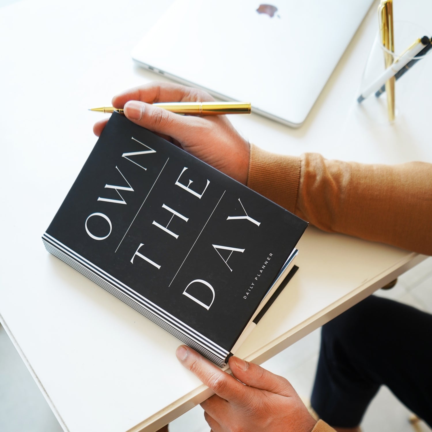 OWN THE DAY (BLACK) - Undated Daily Planner