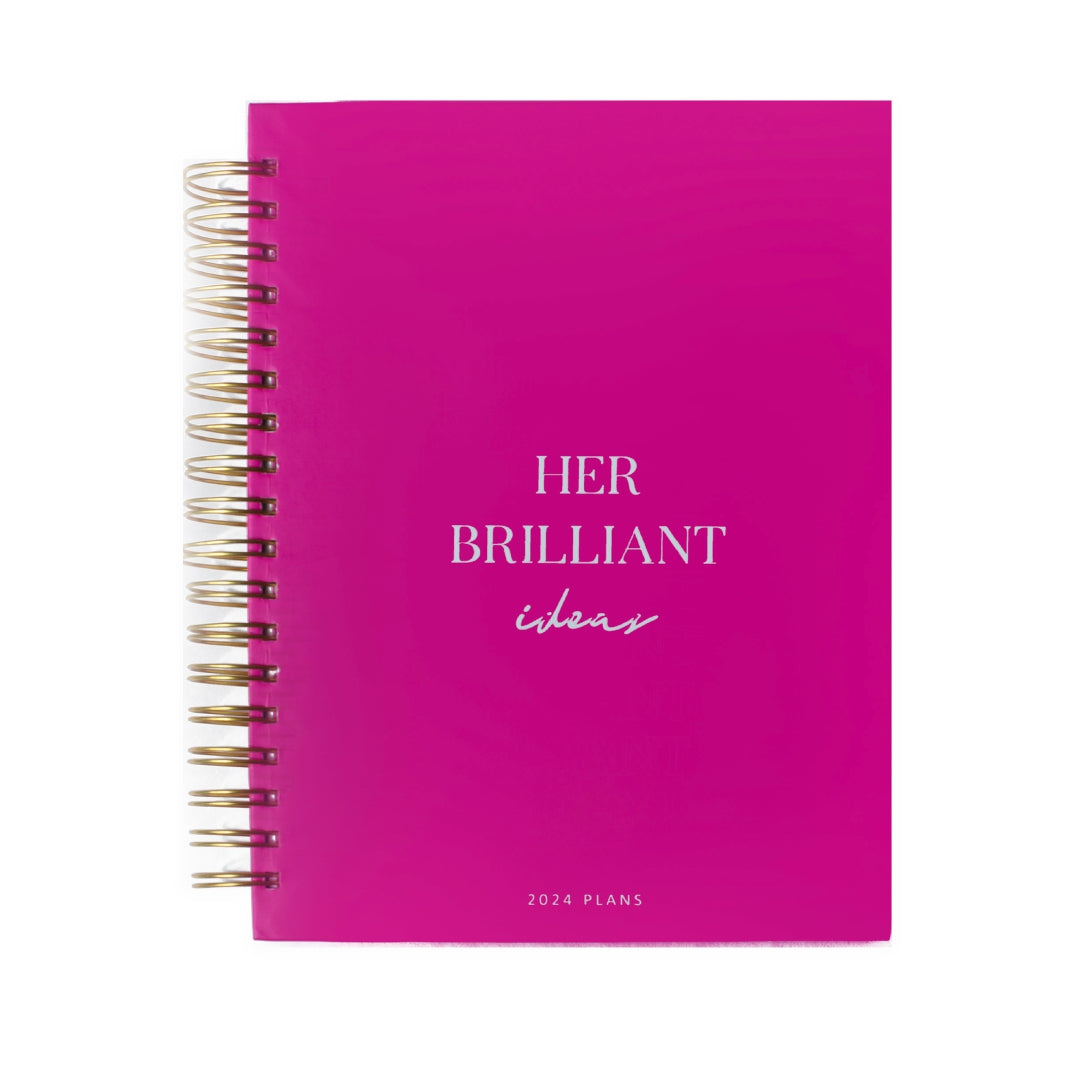 HER BRILLIANT IDEAS-  2024 YEARLY PLANNER