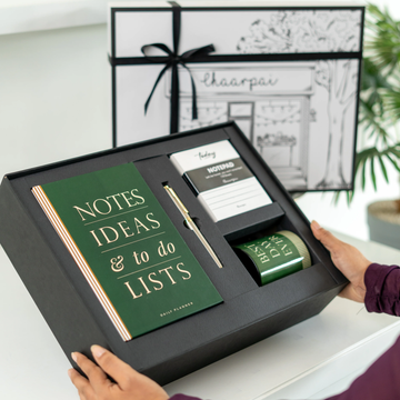 NOTES IDEAS & TO-DO-LISTS (GREEN) - GIFT SET