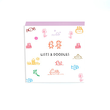 LISTS & DOODLES - JOTTER NOTEPAD