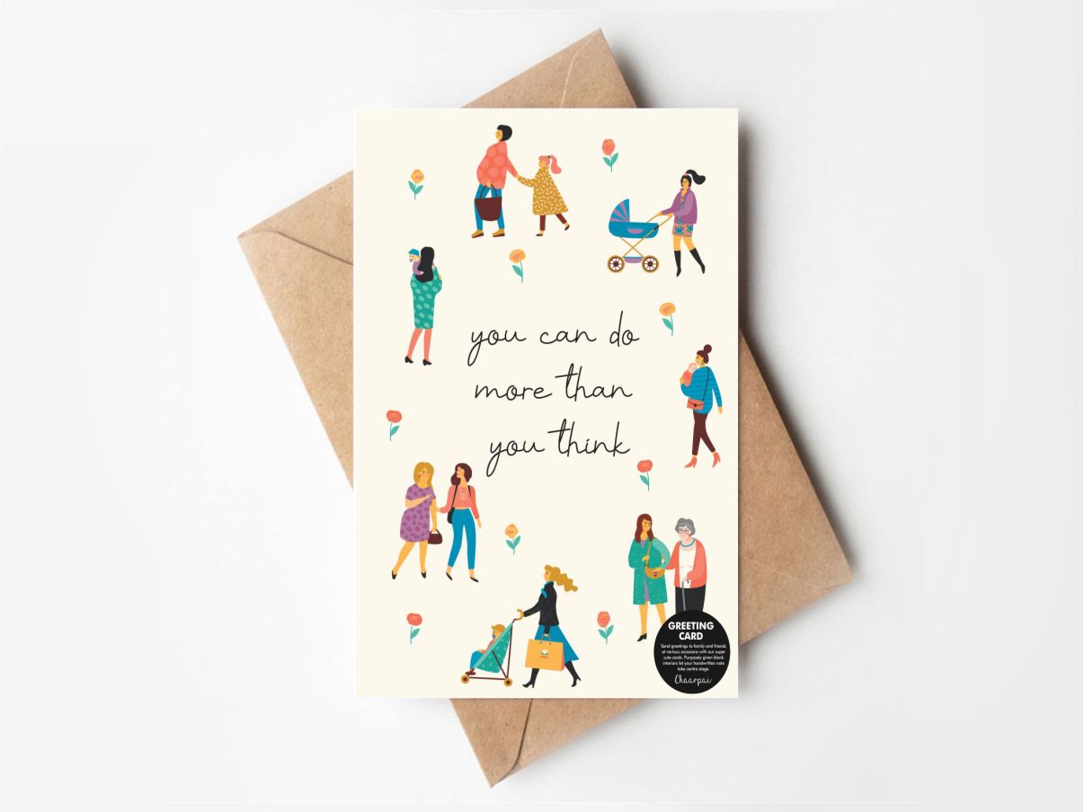 You can do more than you think- GREETING CARD