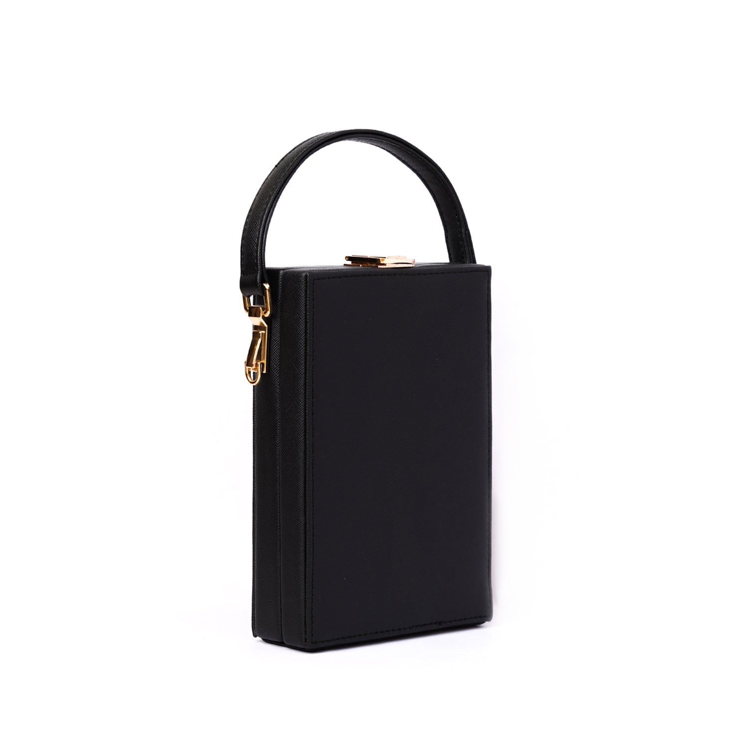 Box best sale purse black