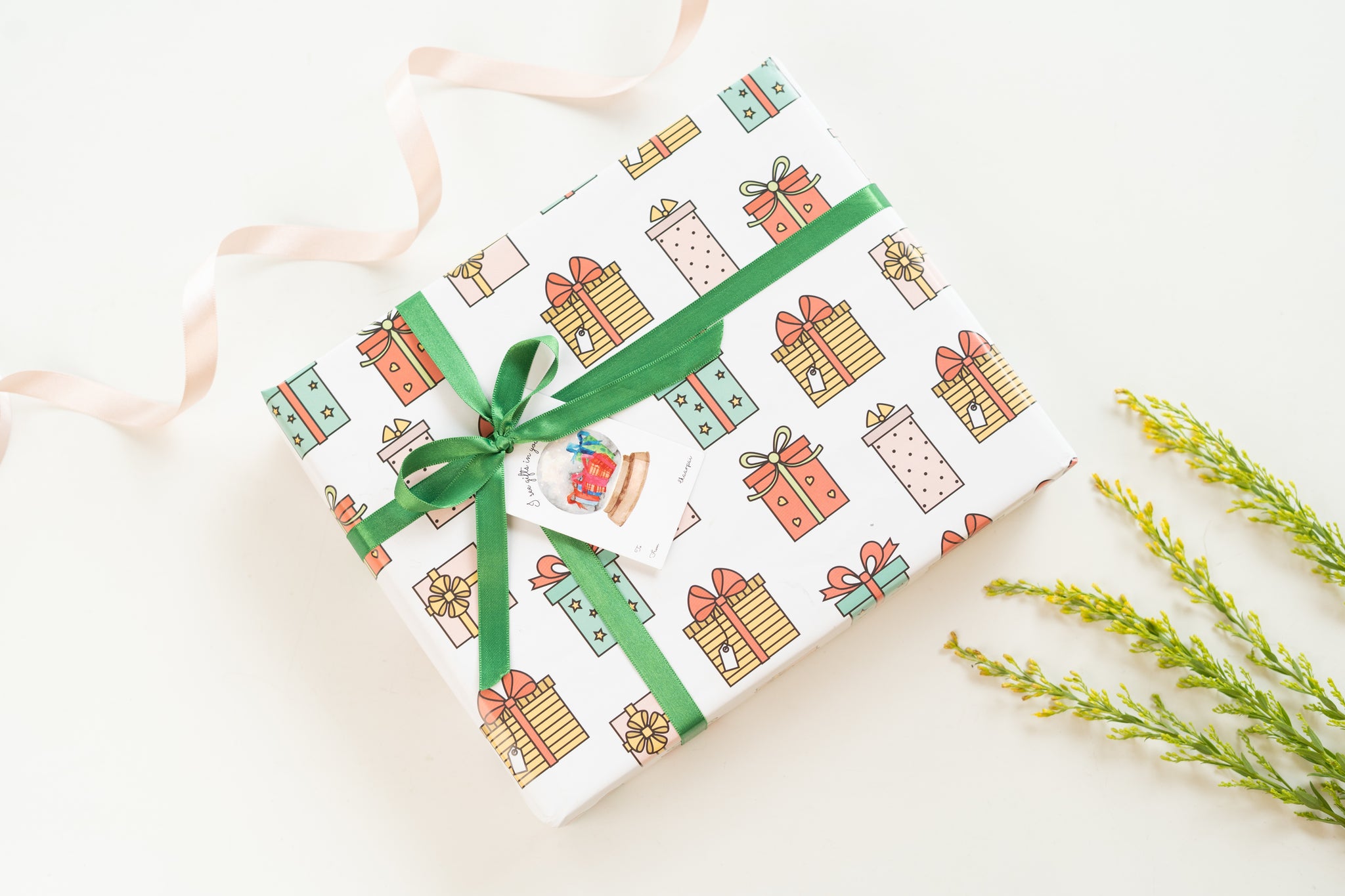 Christmas wrapping outlet boxes